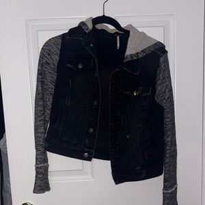 Stylish Black and Gray Women's Jacket